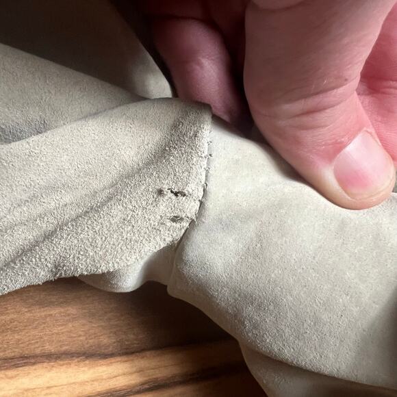 VINTAGE Fitzwright Western Style Suede Sherpa Coat Rancher Leather Size XL - Picture 4 of 8